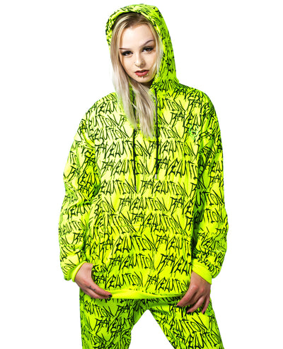 OVERSIZE RAVELUTION HOODY.