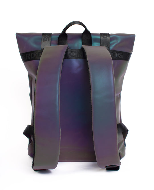 RIDER BACKPACK SMALL RAINBOW REFLECTIVE BACK