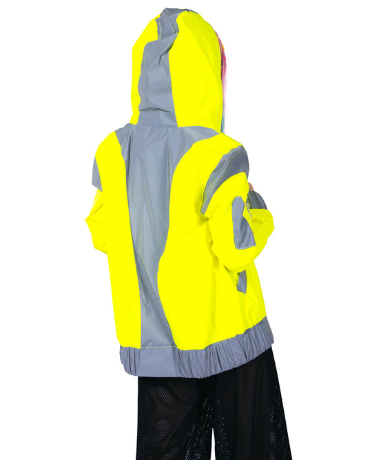 REFLECTIVE CLUB BOMBER JACKET.