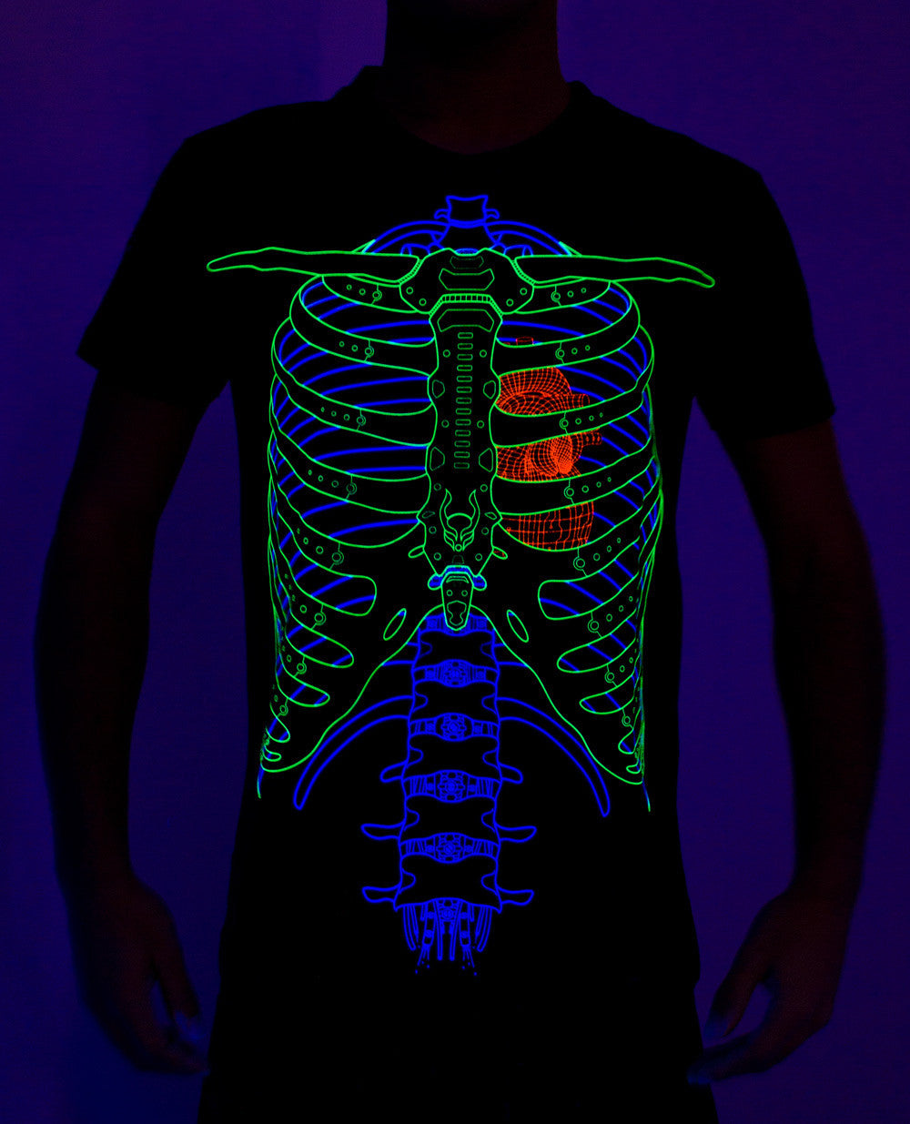 MENS RIB CAGE T-SHIRT.