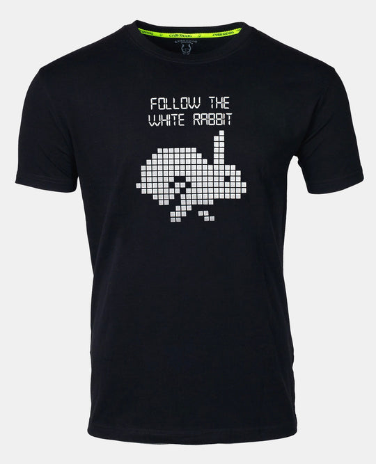 MENS WHITE RABBIT T-SHIRT WHITE