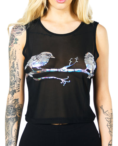 ATOMIC MESH CROP VEST TITS.