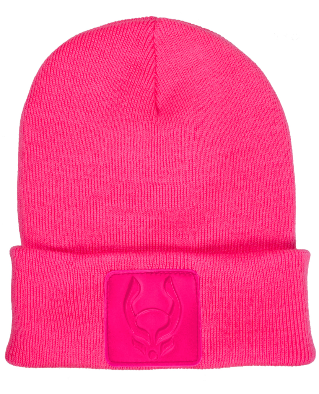 TECHNO LOGO FOLDED BEANIE.