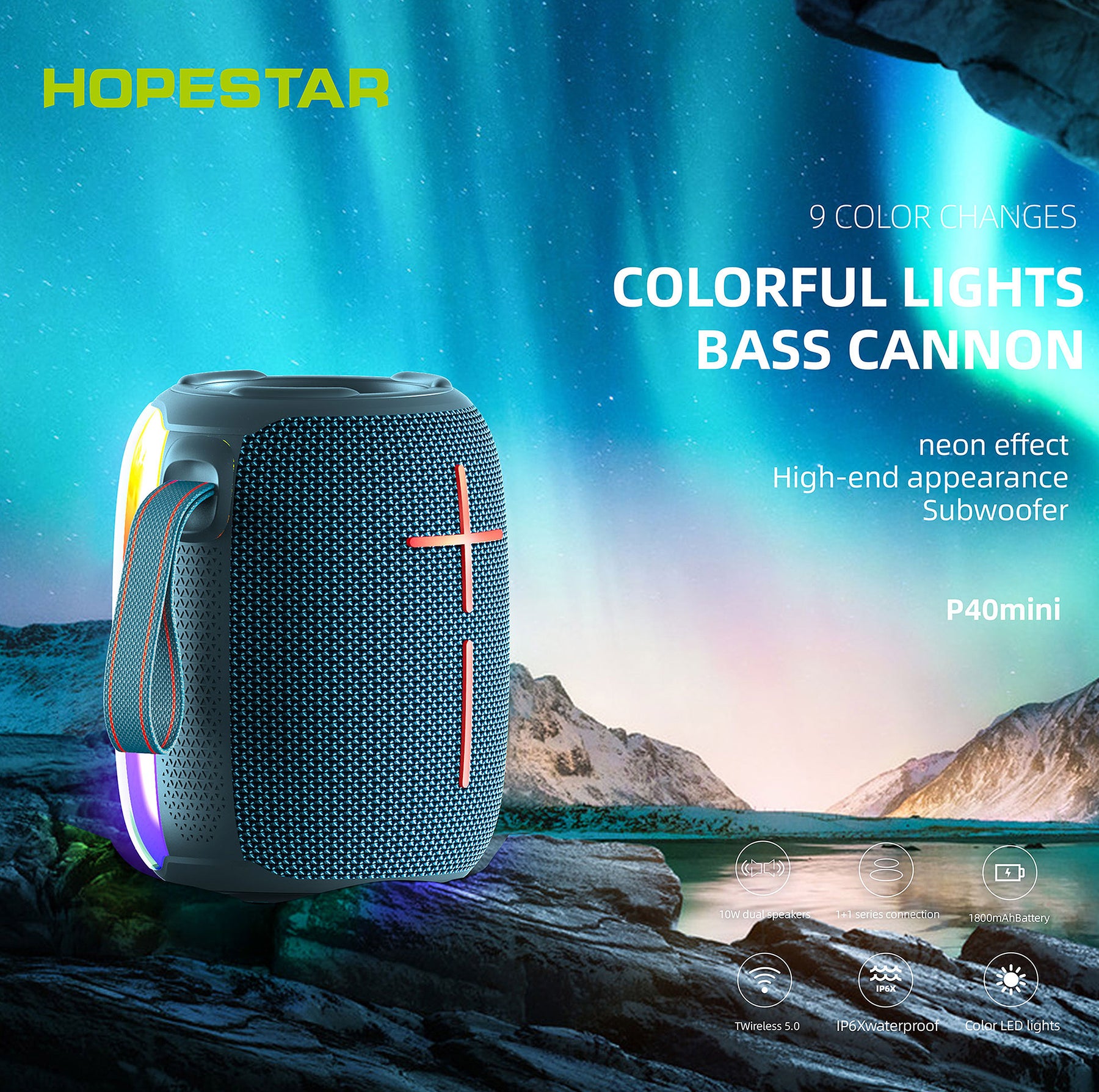 Wireless speakers light up discount