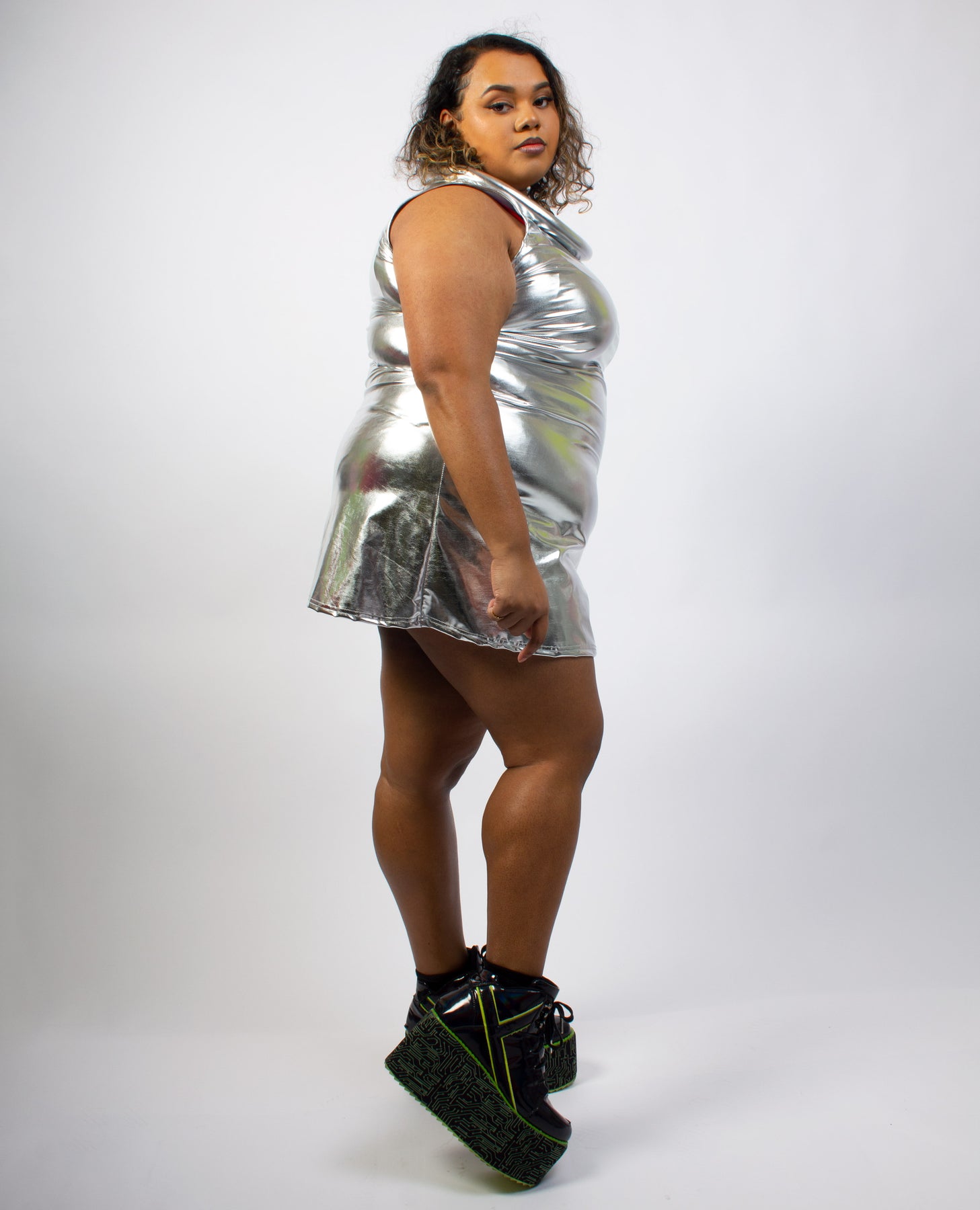 Cyberdog Rave XXX CURVE ORBIT DRESS | Cyberdog London by Cyberdog - Rave clothing ...