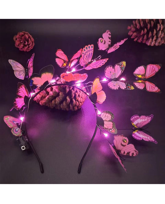 LIGHT UP BUTTERFLIES HEADBAND