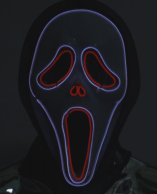 LIGHT UP GHOST MASK