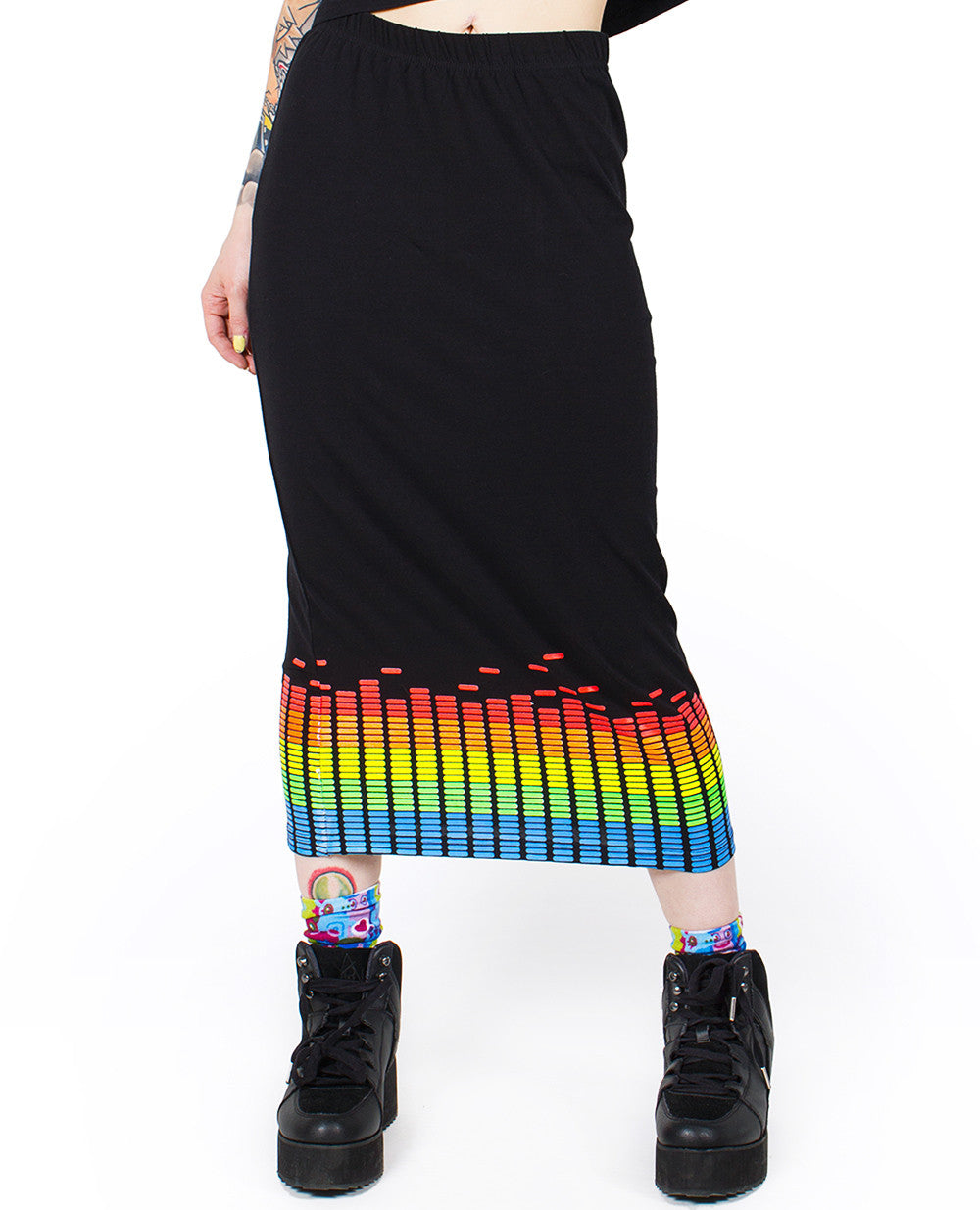 STRETCH MAXI SKIRT EQUALISER.