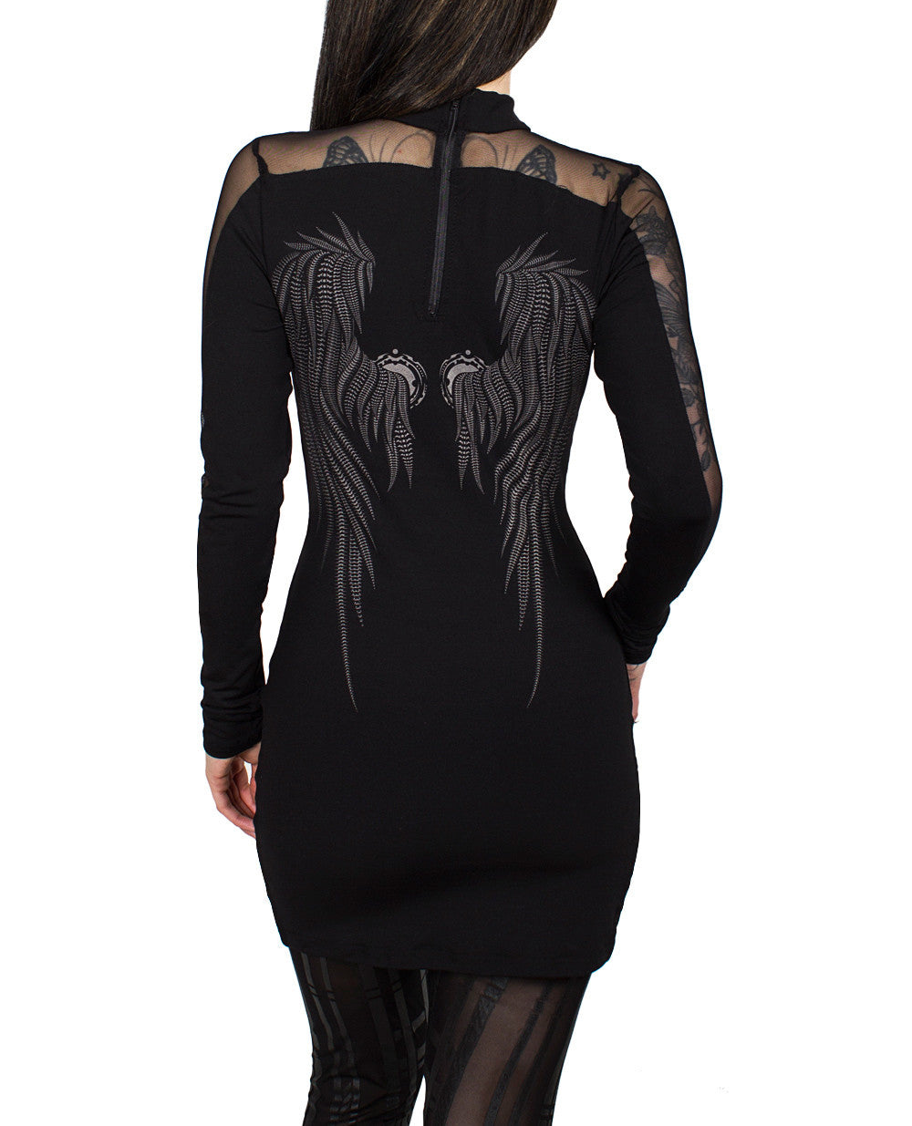 GIGA WING MESH DRESS.