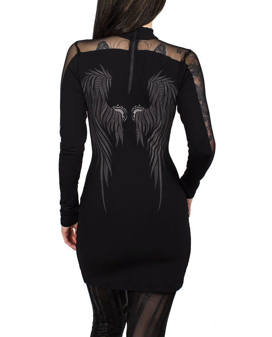 GIGA WING MESH DRESS.