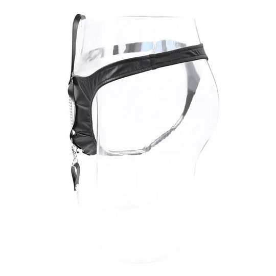 XXX BONDAGE BRIEFS & LEASH