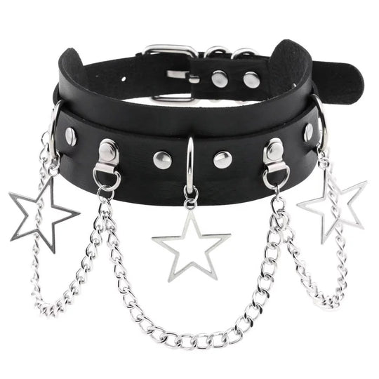 STARS & CHAINS COLLAR