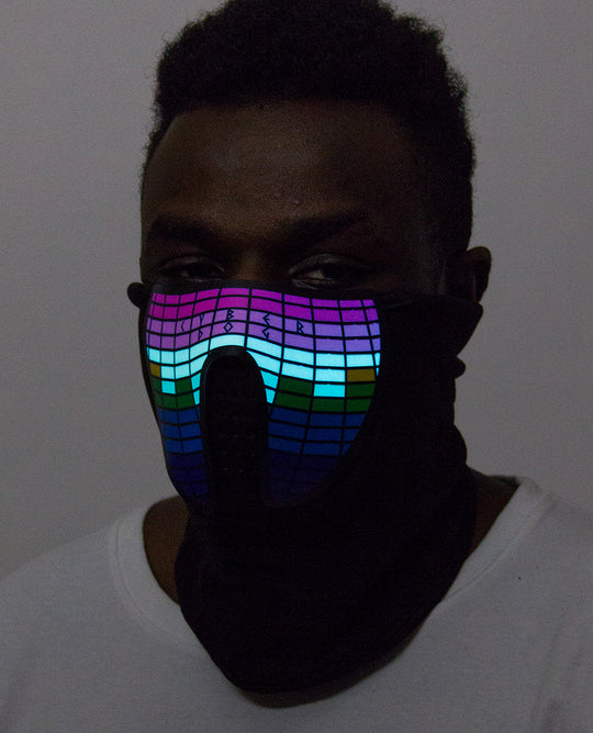 MULTICOLOUR RECHARGEABLE MASK.