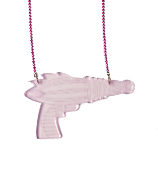 RAYGUN PERSPEX NECKLACE.