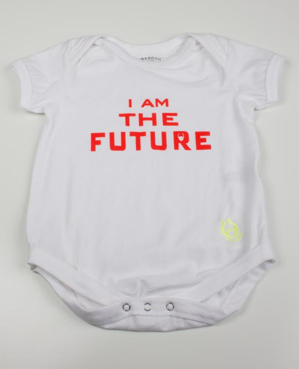 BABY GROW I AM THE FUTURE.